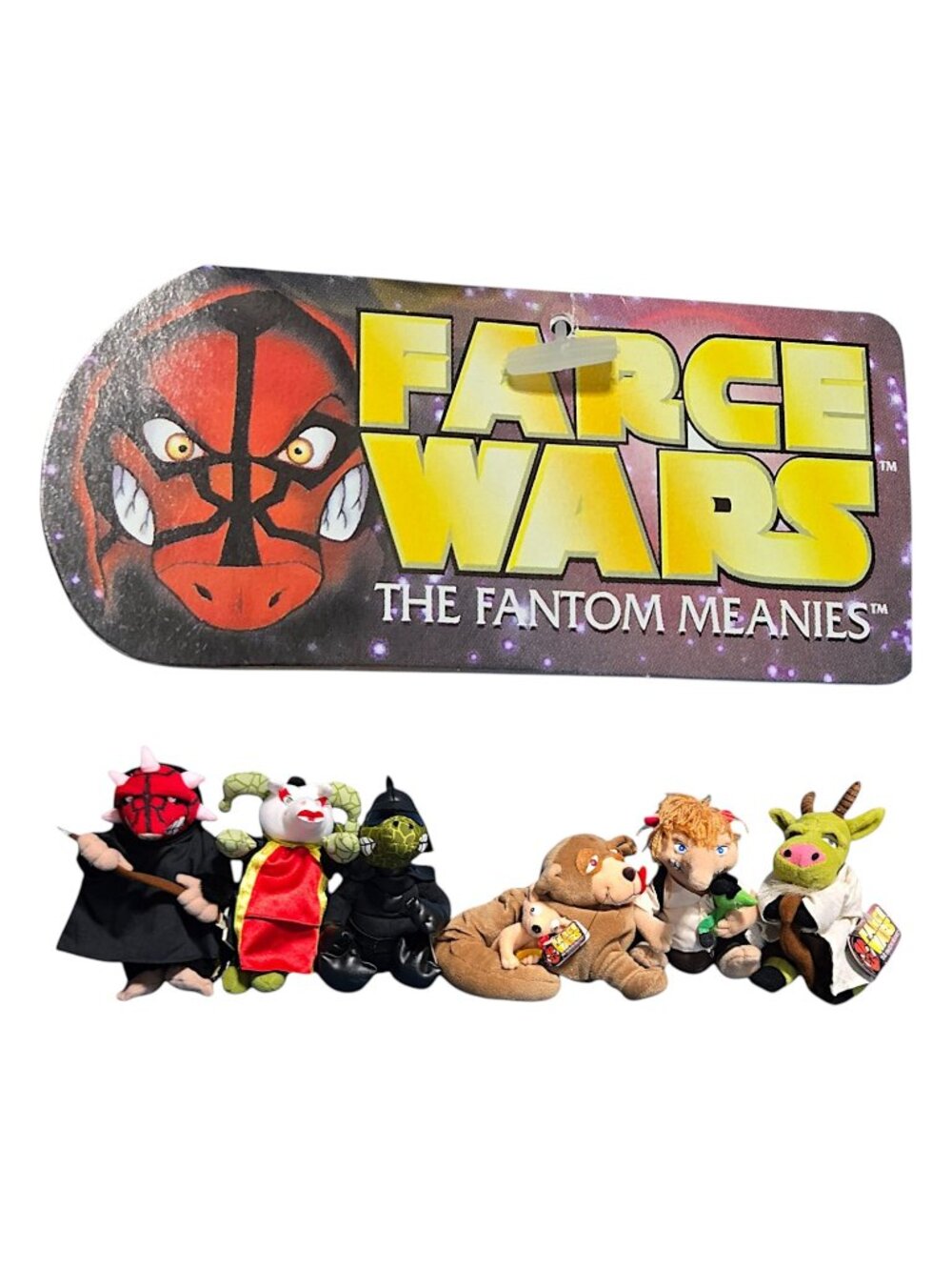 Farce Wars: The Fantom Meanies Quirky Plush Star Wars Parody, Complete Set of 6